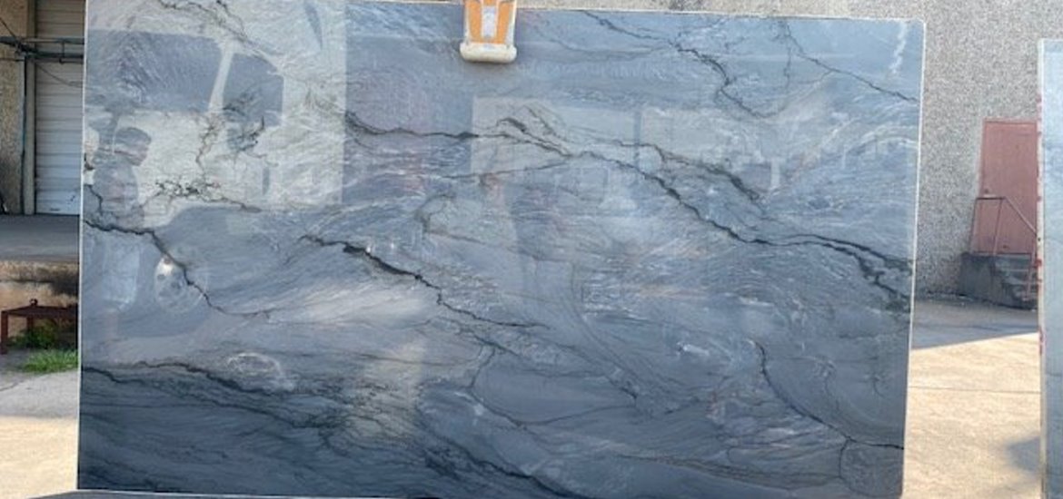 OUR COLLECTION | PLATINUM BLUE | DETAILS — Austin Granite Direct