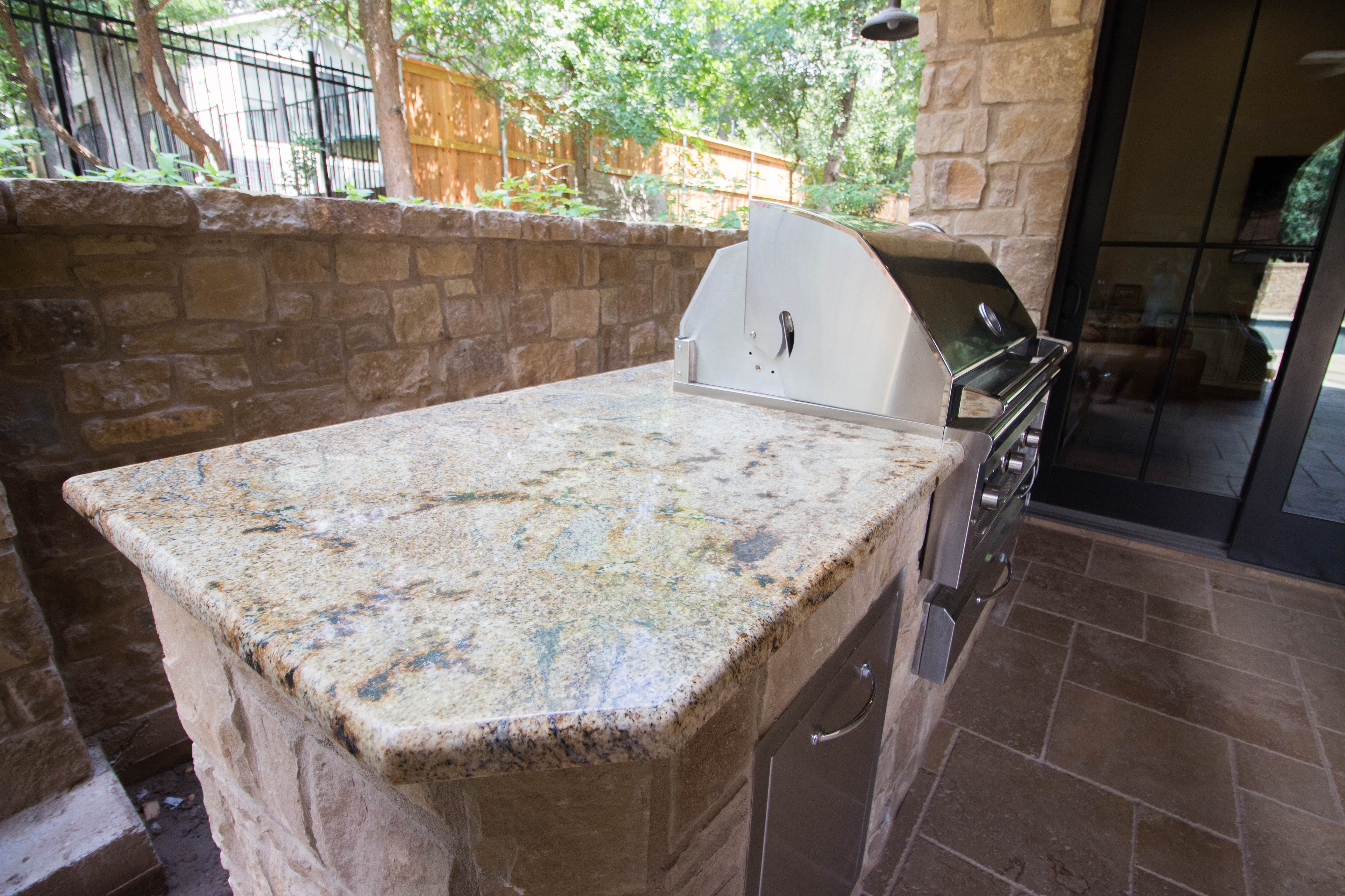Inspire Outdoor Kitchen — Austin Granite Direct